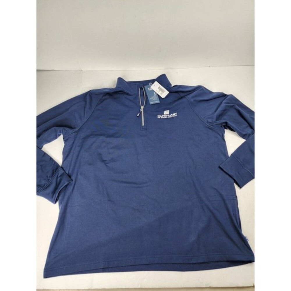 NEW Cutter & Buck Jacket Mens XL Blue CB Windbreaker Full Zip Adult